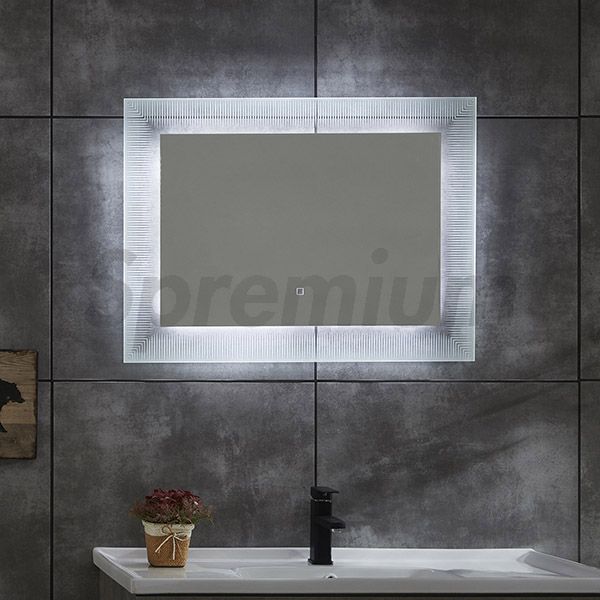 S-4616 Modern Wall Hung Bathroom Mirror Design with LED Lights-copy-1585036033