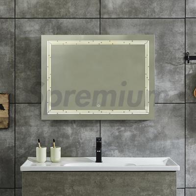 S-4620 5mm Thickness Bathroom LED Light Up Mirror with Touch Button