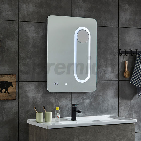 S-3517 Bathroom Wall Mounted Magnifying Mirror with LED lights