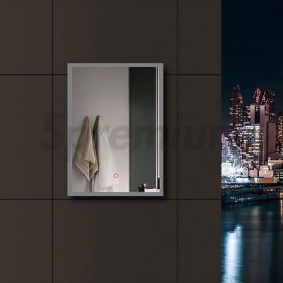 S-4605 LED Illuminated Bathroom Mirror with Touch Switch On and Off