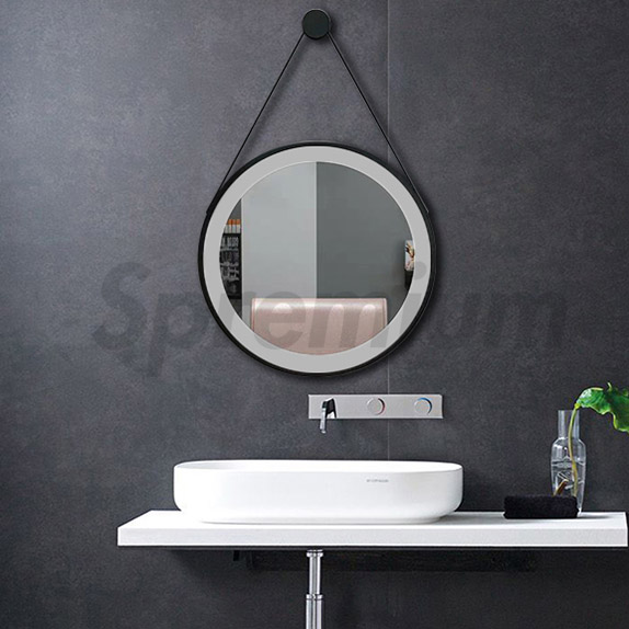 Amorho Bathroom LED Mirror 1000mm x 800mm Backlit + Front-Lighted Dimmable and Double Lighting Large Shatter-Proof Tempered Glass Mirrors with Demister